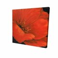 Fondo 12 x 12 in. Red Flower-Print on Canvas FO2790892
